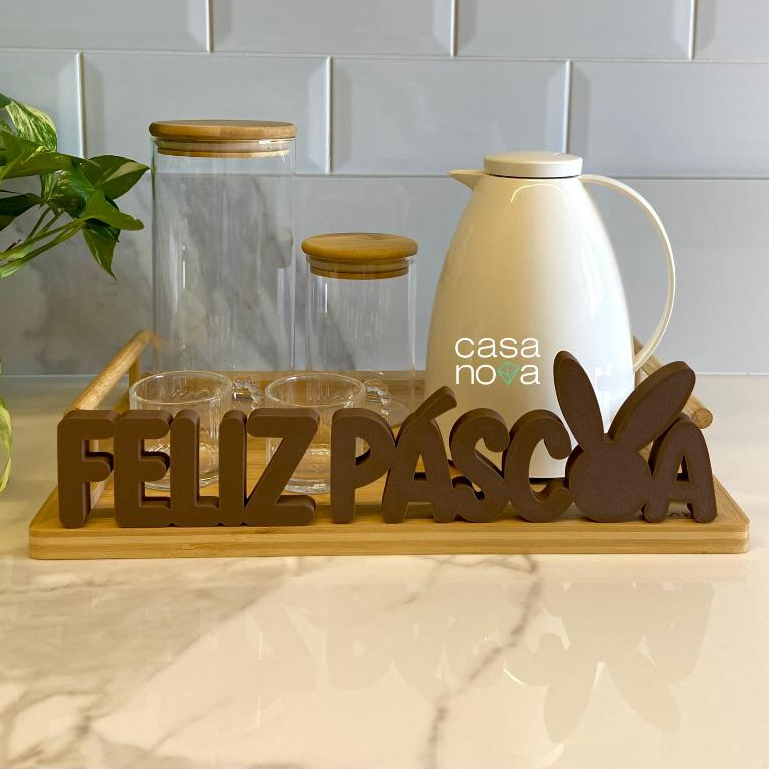 Letreiro Decorativo FELIZ PÁSCOA - Decoração Páscoa em Oferta na Shopee