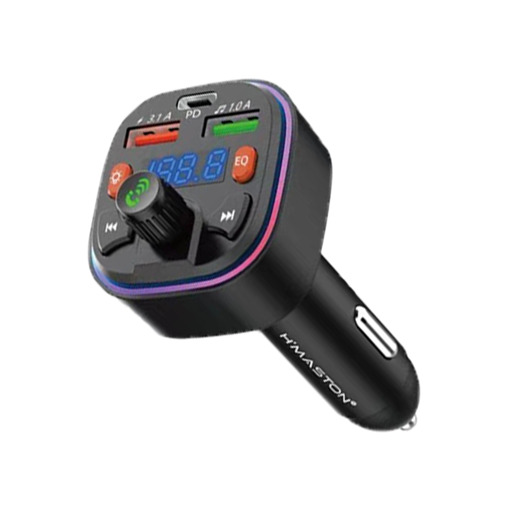 Adaptador Bluetooth Para Carro Transmissor FM Mp3 Player Carregador Pd Usb CD-01