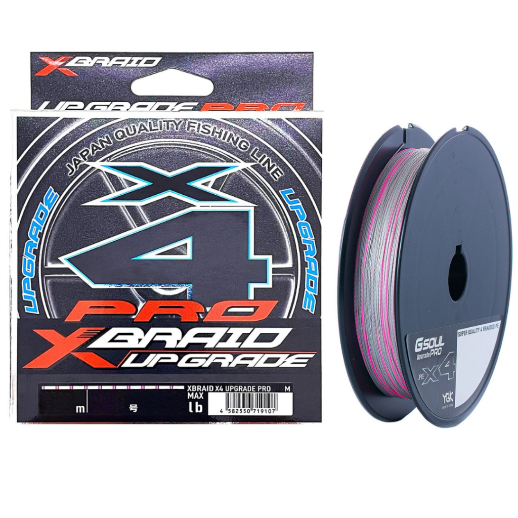 Linha de Pesca Multifilamento 4 fios YGK XBRAID Upgrade Pro X4 300m - Original Japão