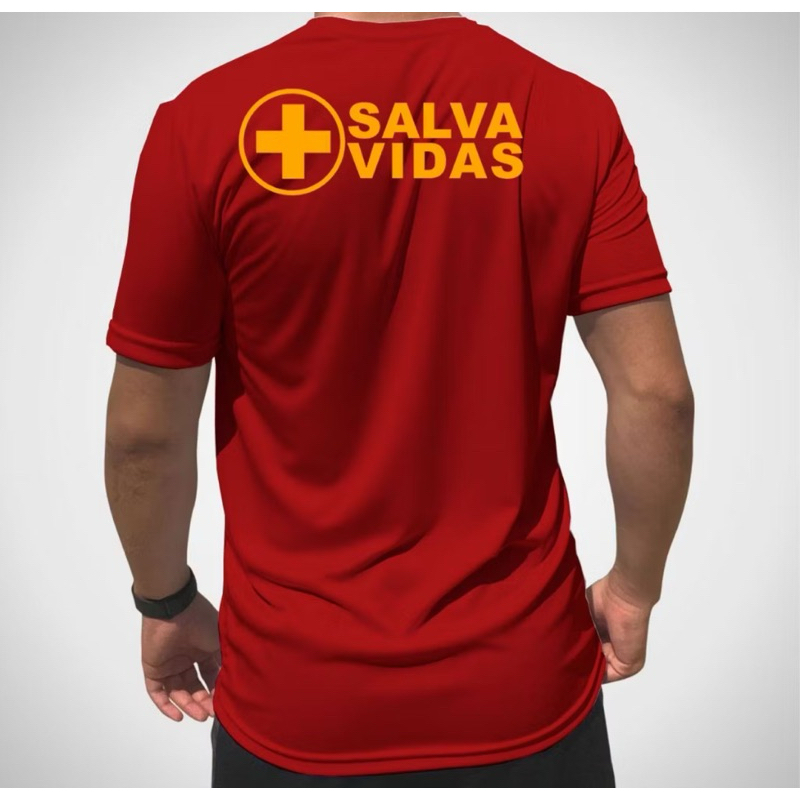 camiseta (salva vidas)salvando vidas confortável resistente