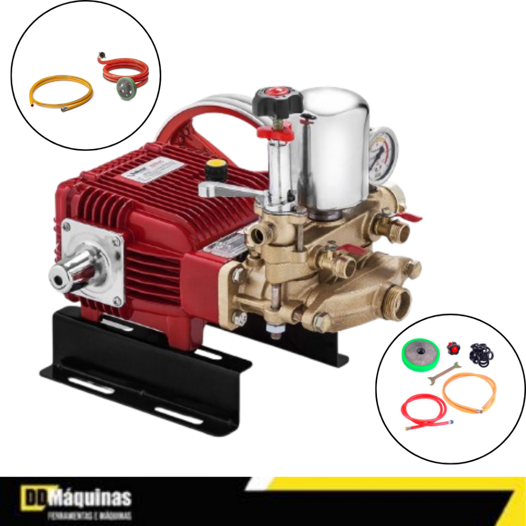 Bomba Pulverizadora Agrícola De Pistão 30 - 45 l/min Sem motor - TEKNA