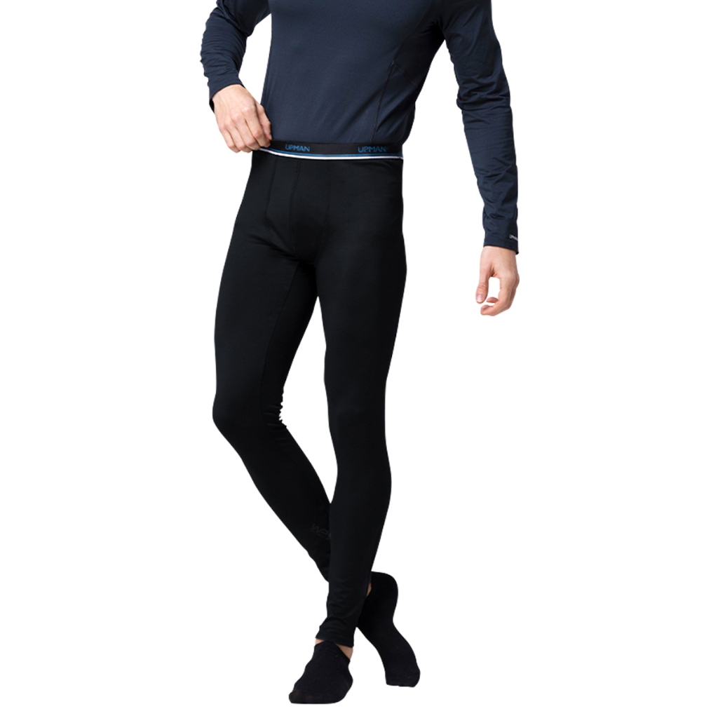 Calça Térmica Long Jhon Sport Para Homens Roupa Masculina Íntima De Baixo Com Proteção UV 50+