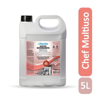 5L Dertex Detergente Lava Louças Profissional Renko - Alto Rendimento, Remove Gordura, Ideal para Cozinhas Industriais e em Oferta na Shopee