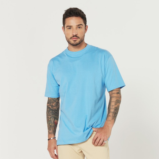 Camiseta Streetwear Oversized Premium Lisas Unissex 100% Algodão Cores Diversas