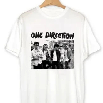 Camiseta Básica Algodão Unissex Banda Musical One Direction Moda Style