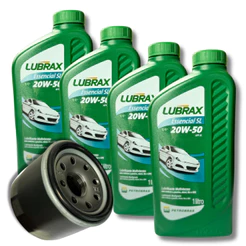 KIT TROCA DE OLEO MOTOR CHT 20W50 LUBRAX + FILTRO
