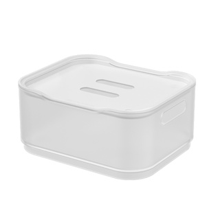 Cesta Organizadora com Tampa Pequena Coza Fit 18,5 x 15 x 8,3 cm Natural em Oferta na Shopee