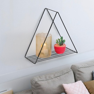 Prateleira Nicho de Parede Triângulo Varanda Casa Black Apto Luxo Premium Preto Fosco Aço Resistente em Oferta na Shopee