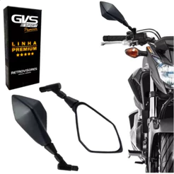 Retrovisor GVS Modelo Kawasaki Z400 Giro 360 Lente Convexa