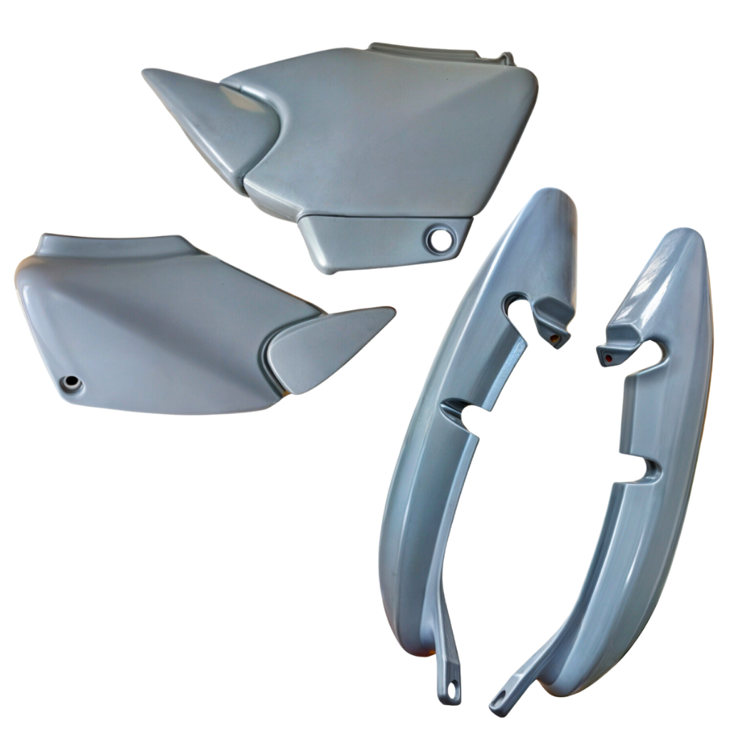 Carenagem Titan Cg 125 Sem Pintura Rabeta + Tampa Lateral 2000 2001 2002 2003 2004 Pronto Para Pintura