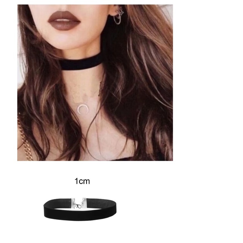 Gargantilha Choker Veludo 2.5 Cm Várias Cores em Oferta na Shopee