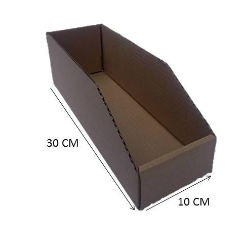 CAIXA ORGANIZADORA PARA AUTO PEÇAS - 30 x 10 x 10 - pacote com 50 unidades em Oferta na Shopee