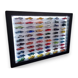 Expositor Hot Wheels 66 Carrinhos Pintado Preto Luminoso em Oferta na Shopee