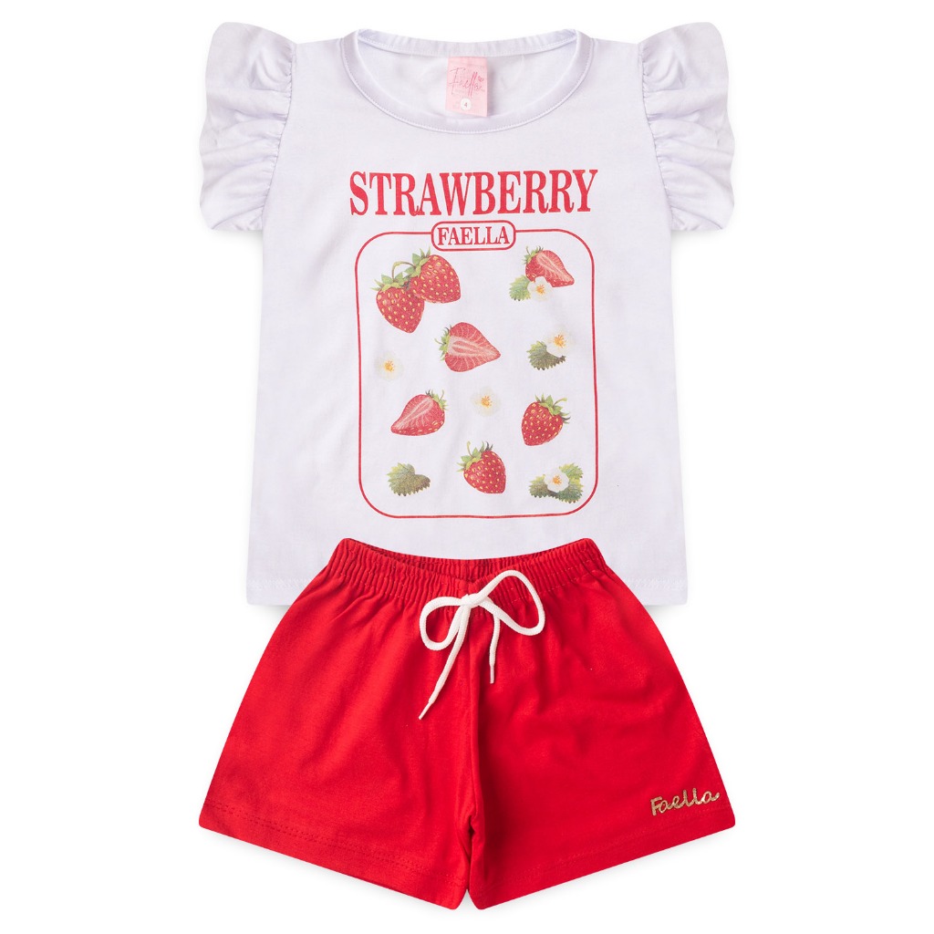 Conjunto Infantil Menina Verão 2 ao 14  - PRONTA ENTREGA em Oferta na Shopee