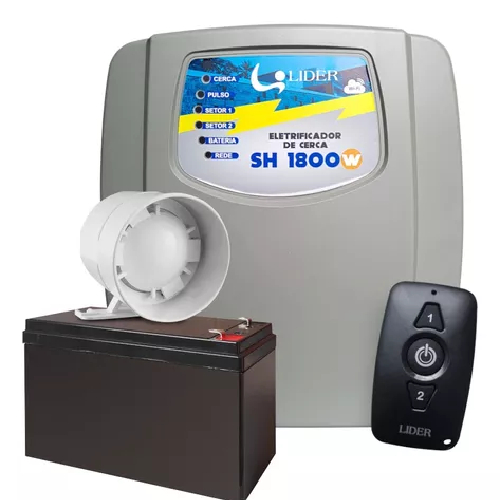 Central Choque E Alarme Wifi Arme Pelo App Lider + Bateria + Sirene