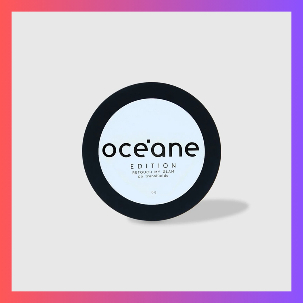 Pó Compacto Translúcido - Retouch My Glam Océane Edition 8g em Oferta na Shopee