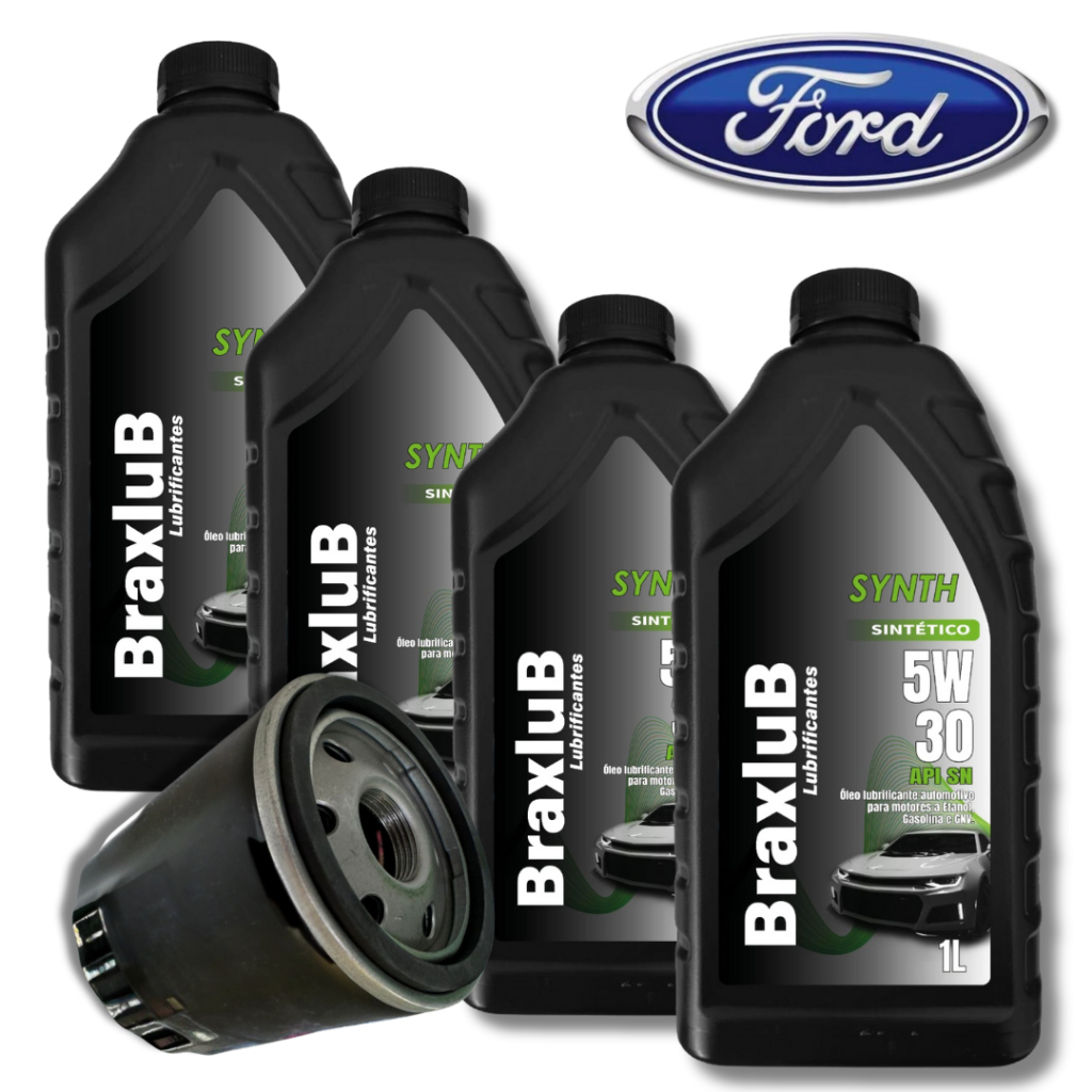 KIT FORD FIESTA, FOCUS, ECOSPORT SINTÉTICO 5W30.