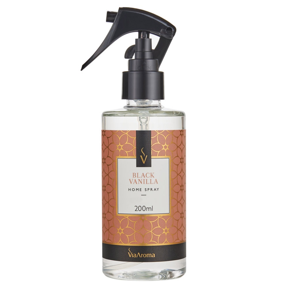 Home Spray Black Vanilla -via Aroma 200ml