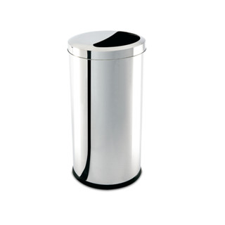 Lixeira Meia Lua Brinox Decorline 40,5 Litros 30x60cm Aço Inox em Oferta na Shopee