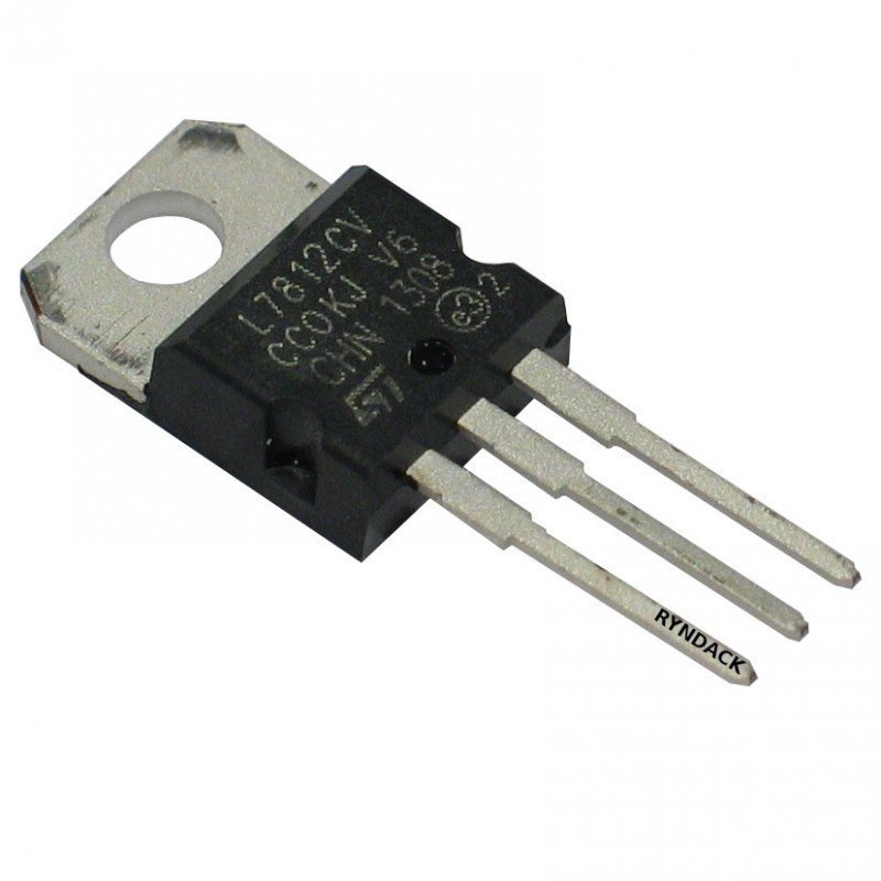 Kit 5 Peças - Regulador De Tensão 12v L7812 / L7812cv / Lm7812 — imagem 2 de 2