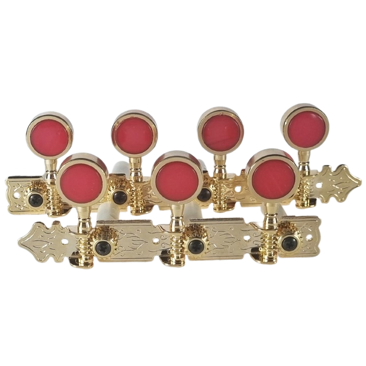 TARRAXA ANEL DEVAL VIOLAO 7 CORDAS OURO/VERMELHO PINO GROSSO 320GVM