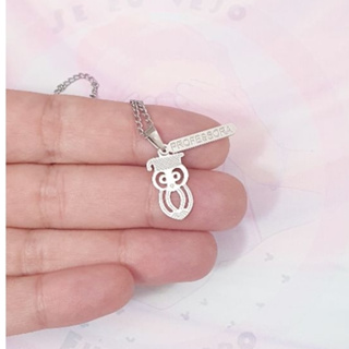 Colar Professora aço inox cirúrgico gargantilha corrente feminina pingente formatura profissão em Oferta na Shopee