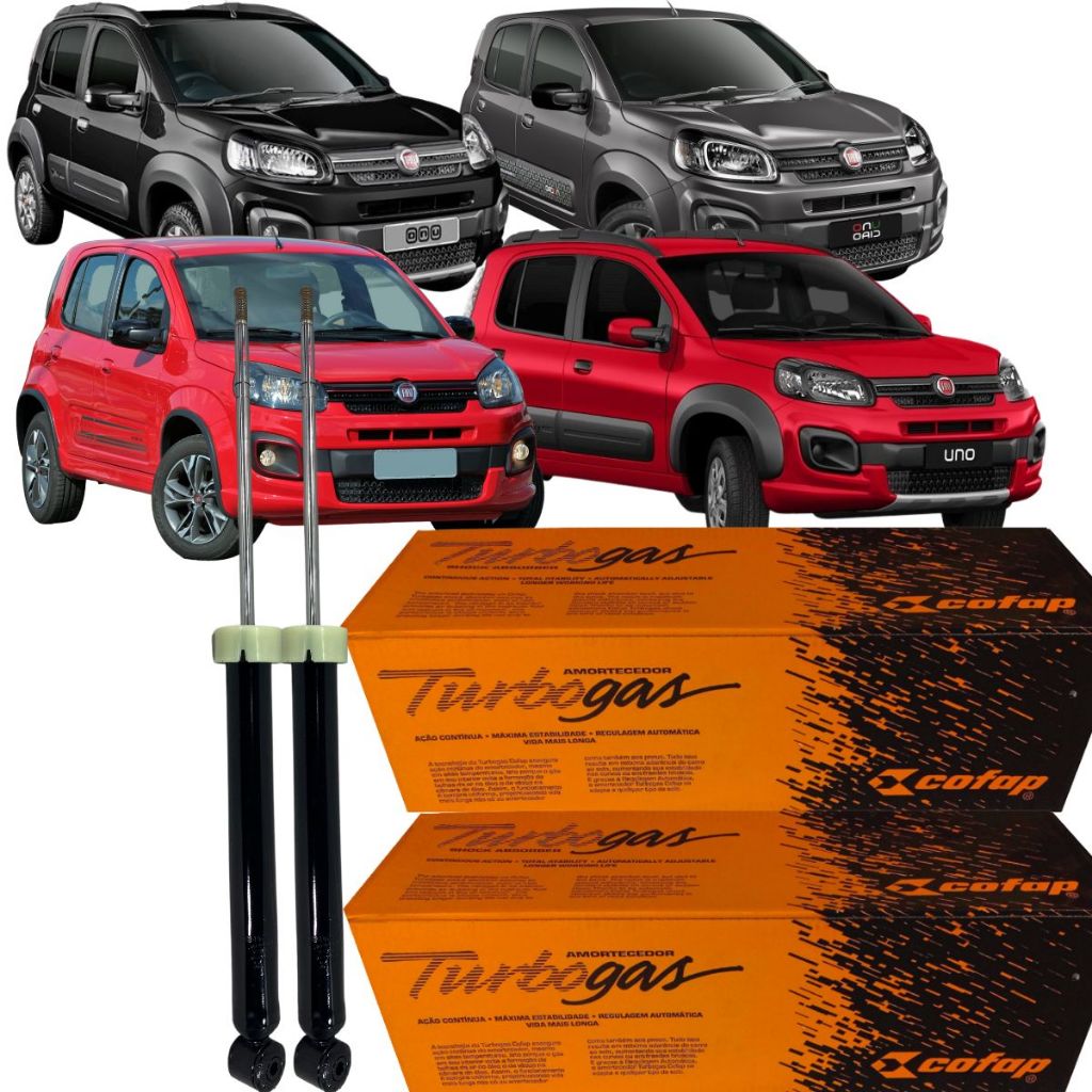 Amortecedor Traseiro Cofap Uno Attractive Vivace 1.0 1.4 2010 Á 2021 em Oferta na Shopee