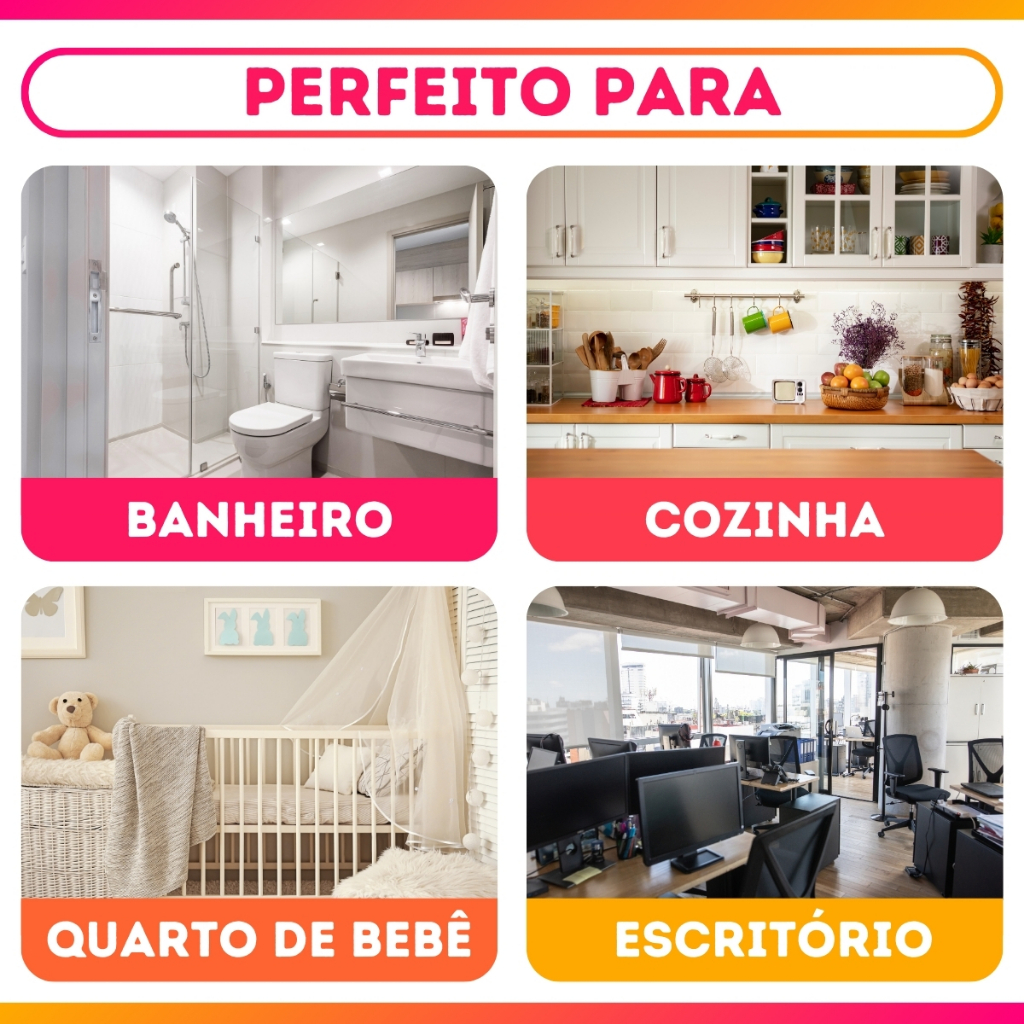 Kit 3 Lixeiras de Cozinha, Banheiro ou Escritório C/ Pedal 7,5L — imagem 2 de 2