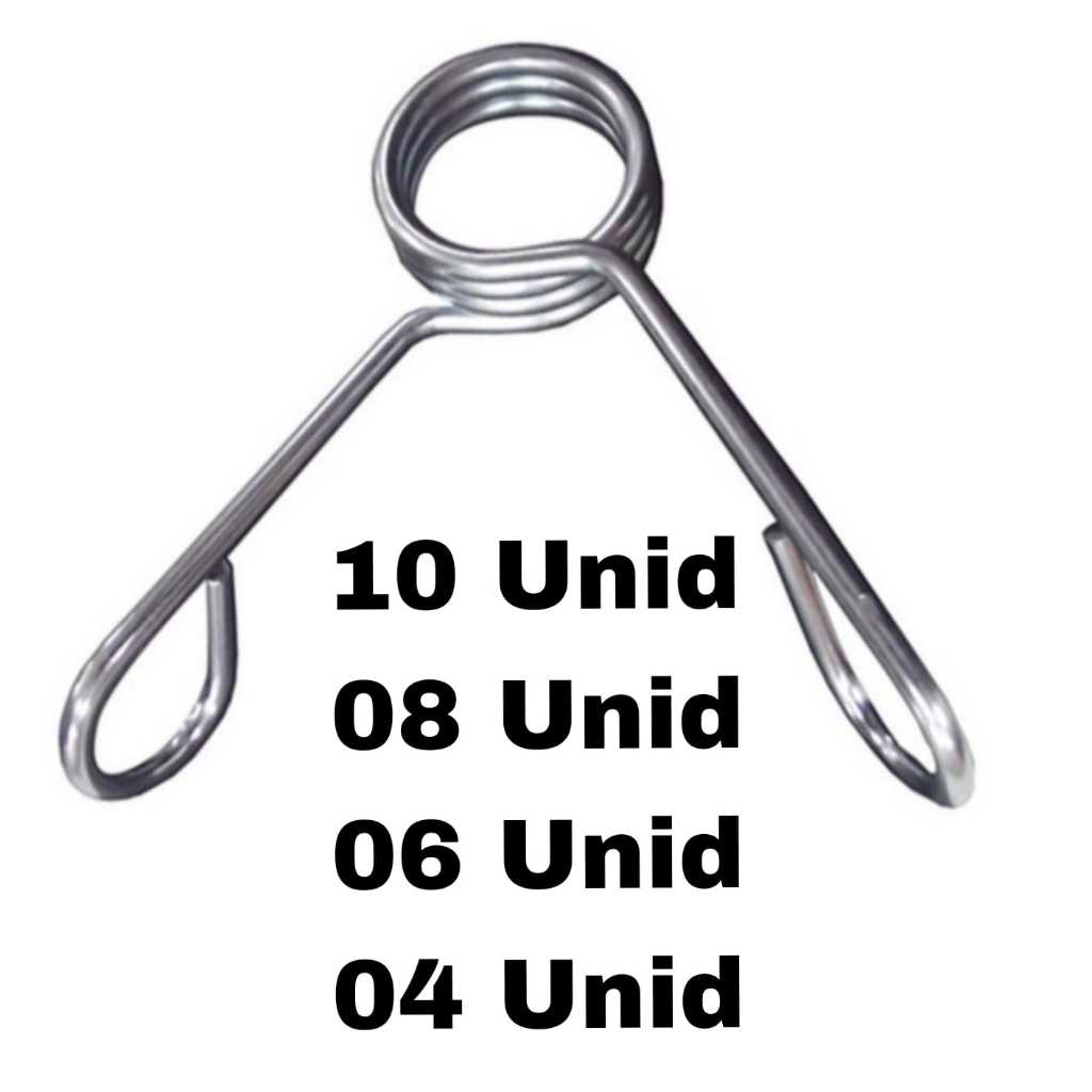 Kit Presilhas Para Barra Musculação 3 Voltas Reforçada Supino Barra Anilhas Fitness Espiral