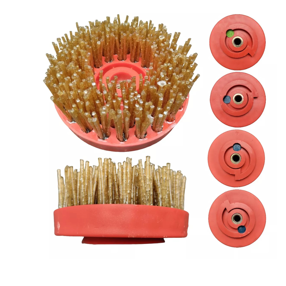 Escova Diamantada Para Polir Escovar Granito Mármore - 110mm em Oferta na Shopee