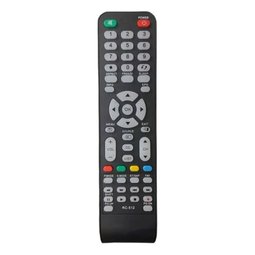 Controle Remoto Compatível Tv Cce Lcd Sky-7974 RC512 RC517 CW320