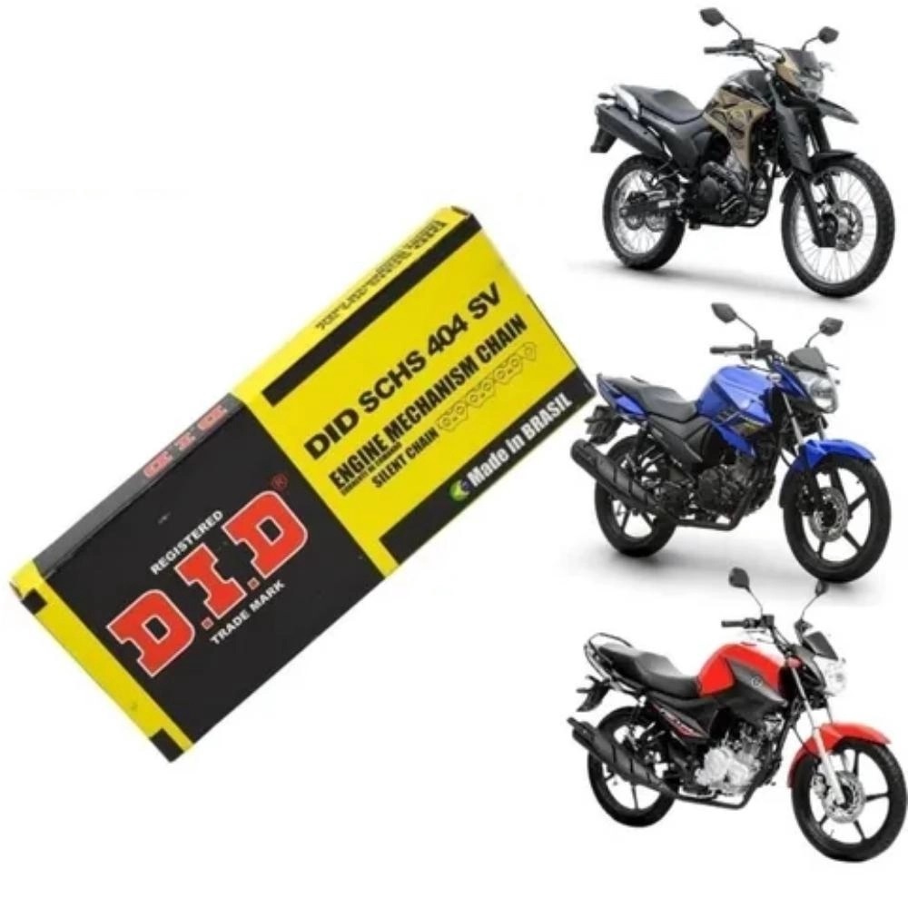 Corrente de Comando DID Original Fazer 150; Crosser Xtz 150; Factor 150 - SCHS0404SV - 96LE em Oferta na Shopee