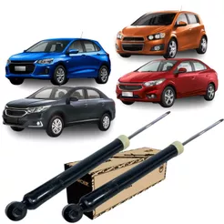 Par Amortecedor Traseiro Onix Joy Plus Prisma Cobalt Sonic
