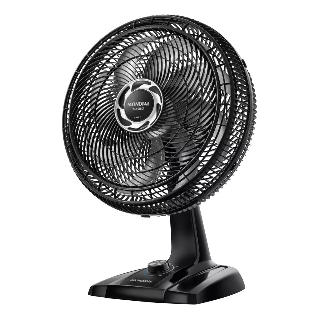 Ventilador De Mesa 40cm Turbo Mondial Nvt-40-8p-nb 127V
