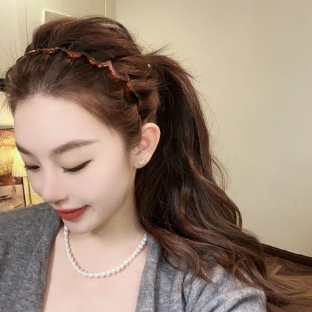 Ondas Dentadas Sweet Girls Vintage PC Headwear Hairbands Acessório Para Cabelo