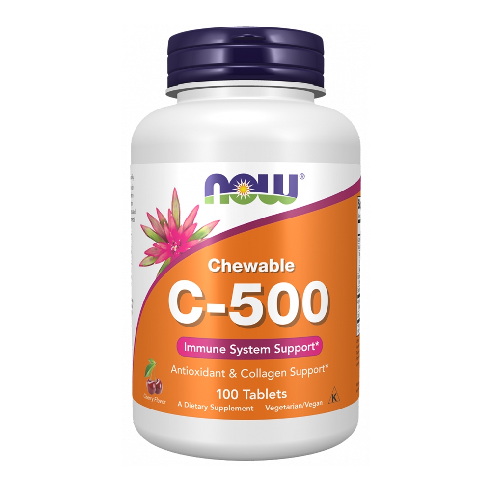Vitamina C-500 Now Foods 100 Tablets Sabor Cereja em Oferta na Shopee