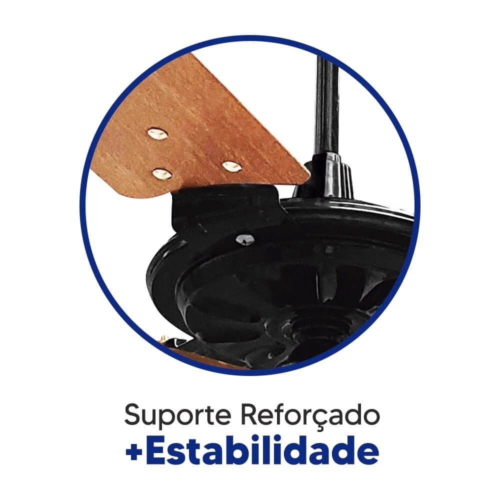 Ventilador de Teto Rico Ventex - Motor Grande - 127V - 150W — imagem 2 de 2