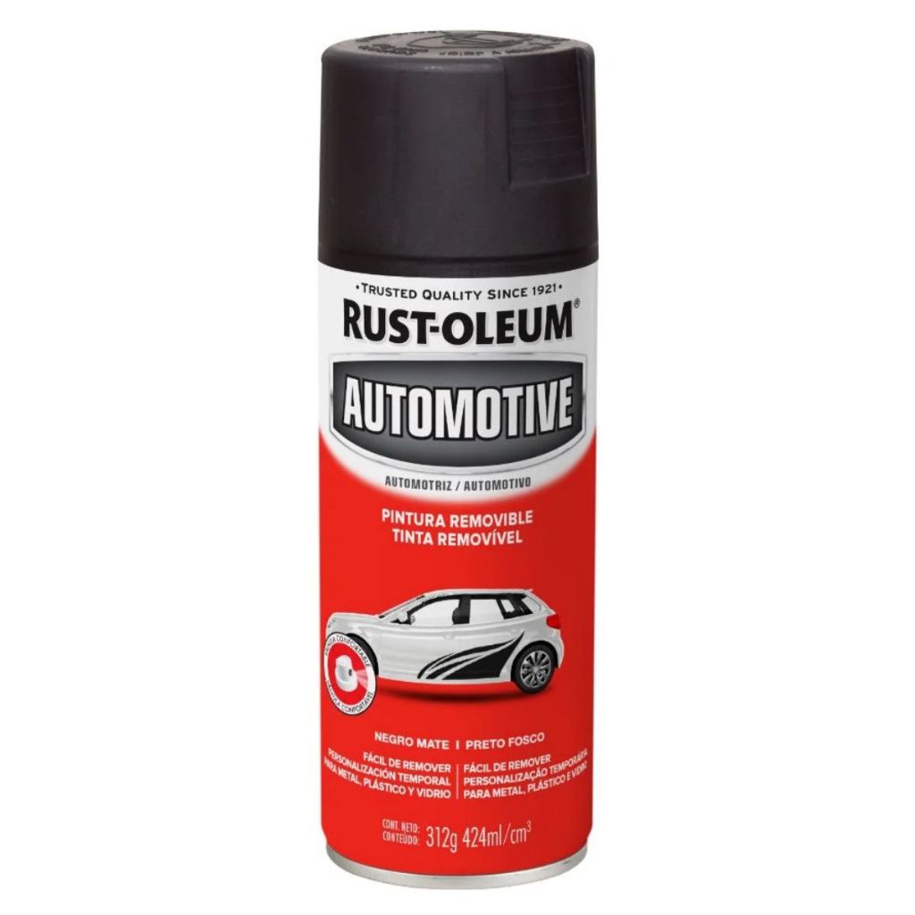 Tinta Spray Peel Coat Preto Fosco Rust Oleum em Oferta na Shopee