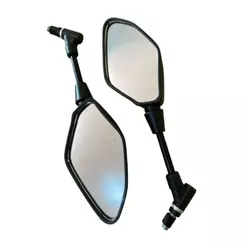 Par De Retrovisor Giro 360° Mt 03 07 09 Rosca Honda/Yamaha