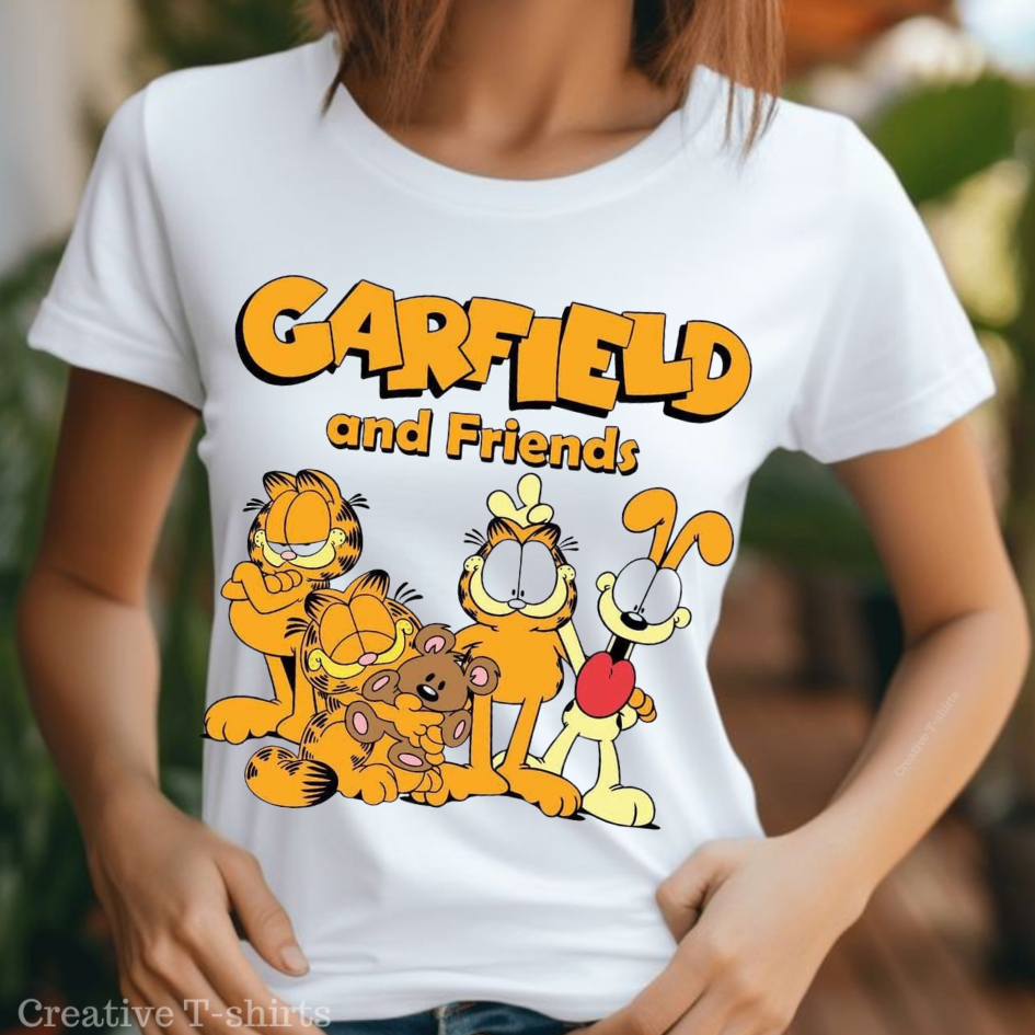 Camisa Estampada Garfield: Blusa Femininas, Masculina e Camisetas  Infantis. Estampas Exclusivas!