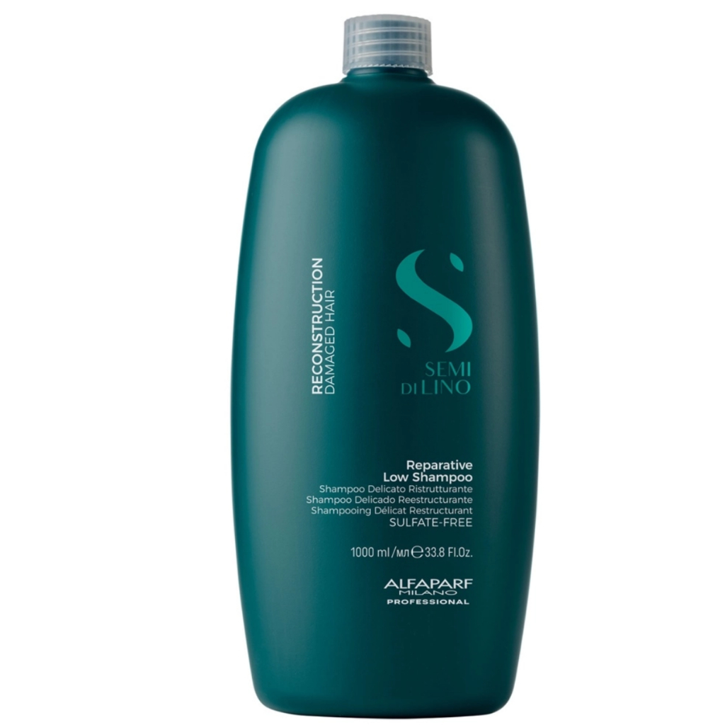 Shampoo Alfaparf Semi di Lino Reconstruction 1 Litro Reconstrução Reparadora pra Cabelos Danificados em Oferta na Shopee