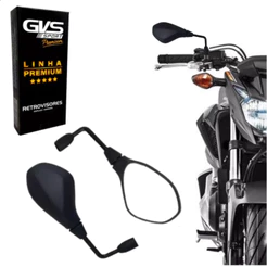 Retrovisor BMW F800 Haste Longa Rebaixada 90 Graus Lente Convexa