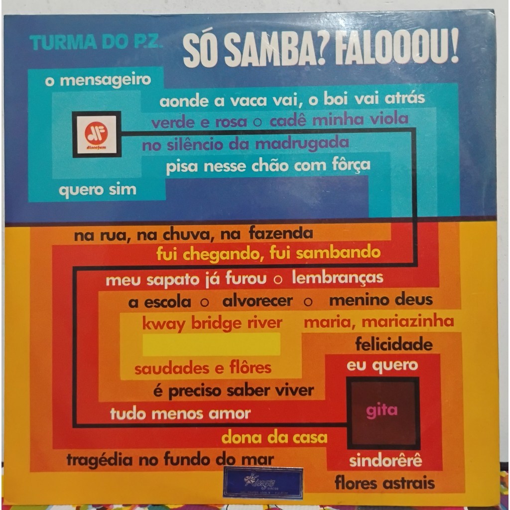 LP Turma do P.Z. - Só Samba Falooou!