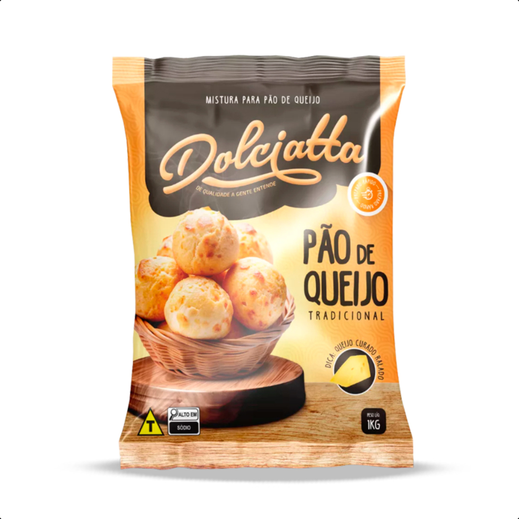 Mistura Preparo Pão de Queijo Premium Em Pó Dolciatta 1Kg em Oferta na Shopee