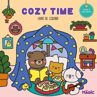 Cozy time - Livro de colorir fofinho fenômeno no TikTok
