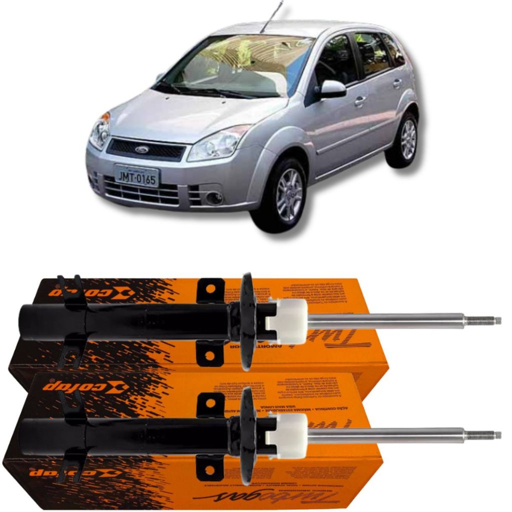 Par Amortecedor Dianteiro Fiesta 1.0 1.6 Zetec 2002 A 2014 - Spare Parts and Accessories for Vehicles