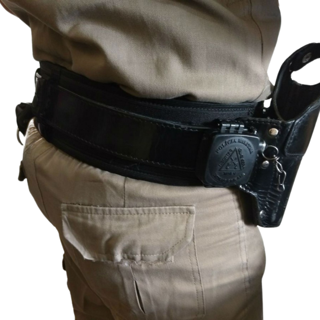 Protetor Lombar para Cinto de Guarnição Militar PMMG Curso Formação Recruta Cintura Costas Coluna Policial PAPAMIKESTORE