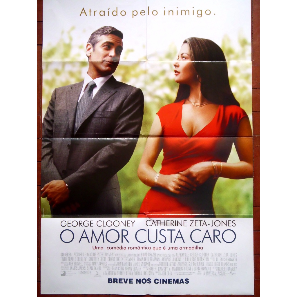 Poster O amor Custa Caro - George Clooney - Ler Descrição