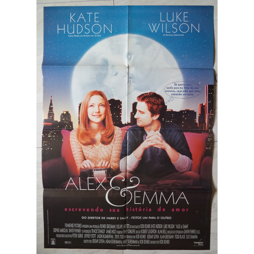 Poster Alex e Emma - Leia Descrição