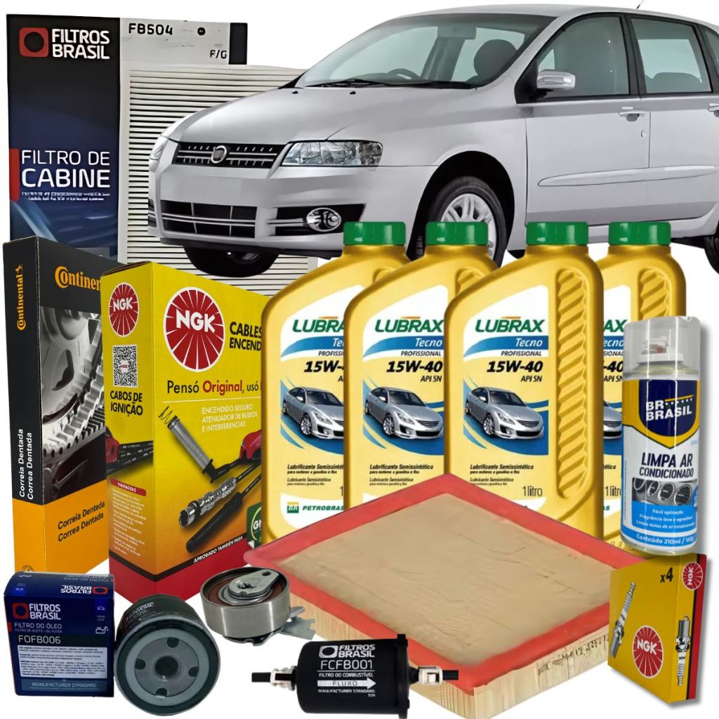 Super Kit Revisão - Fiat Stilo 1.8 8V Selenia 15W40